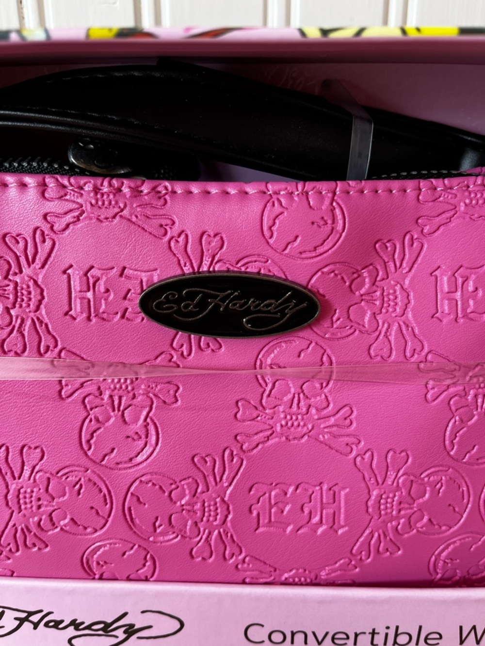 Ed Hardy Convertible Wristlet & Key Chain - NWT - Picture 5 of 8